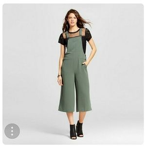 Black overall jumpsuit